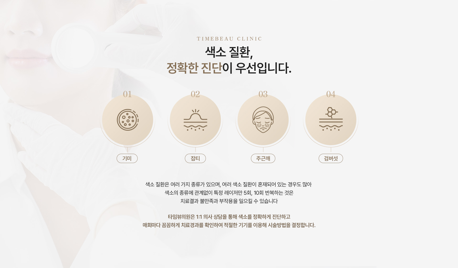 기미/잡티/색소 진단