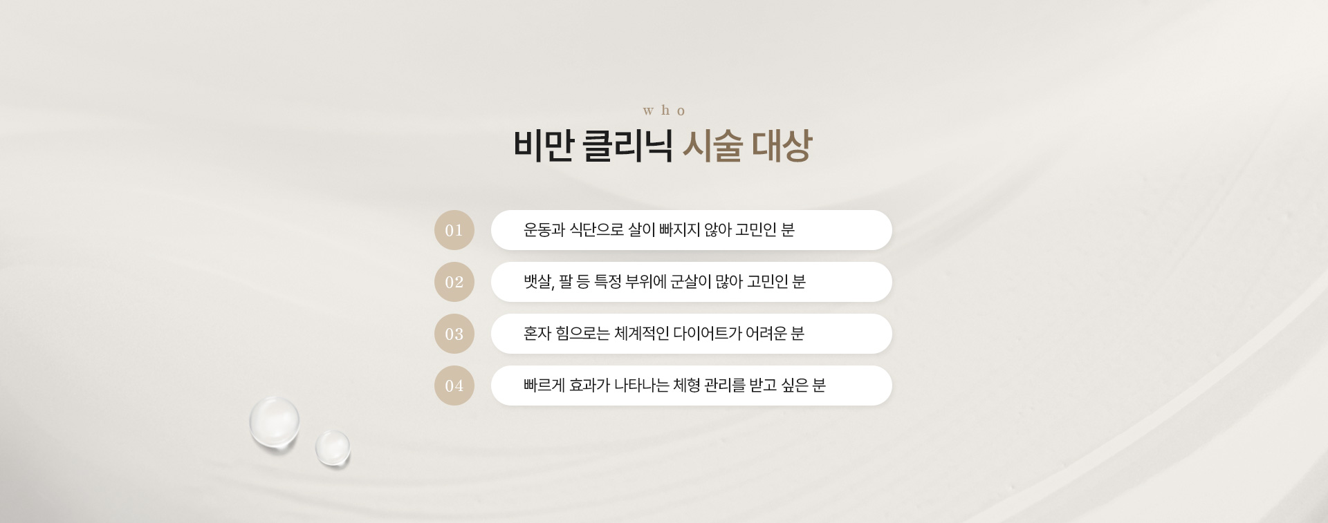 비만 클리닉 대상